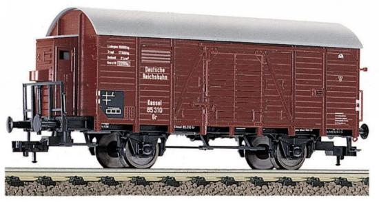 Covered goods car with brakeman?s cabin type Gr 20<br /><a href='images/pictures/Fleischmann/5330.jpg' target='_blank'>Full size image</a>